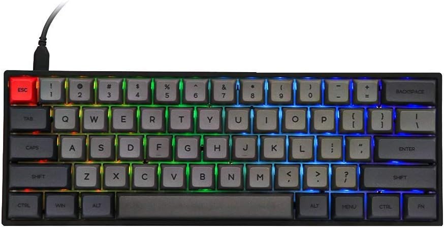 61 Keys Bluetooth Mechanical Keyboard with RGB Backlit X7188