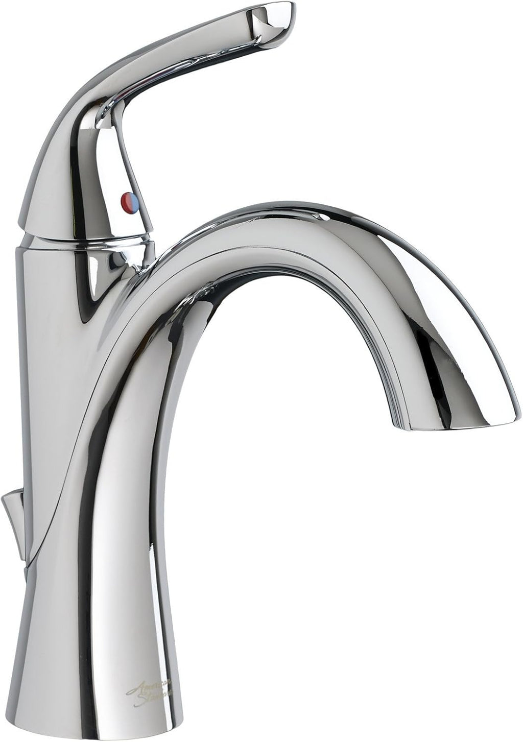 Polished Chrome Single Control Bathroom Faucet with Pop-up Drain S885889