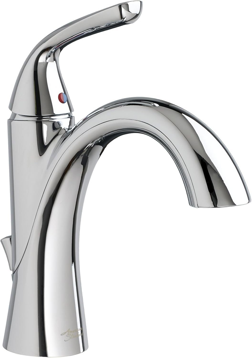 Polished Chrome Single Control Bathroom Faucet with Pop-up Drain S885889