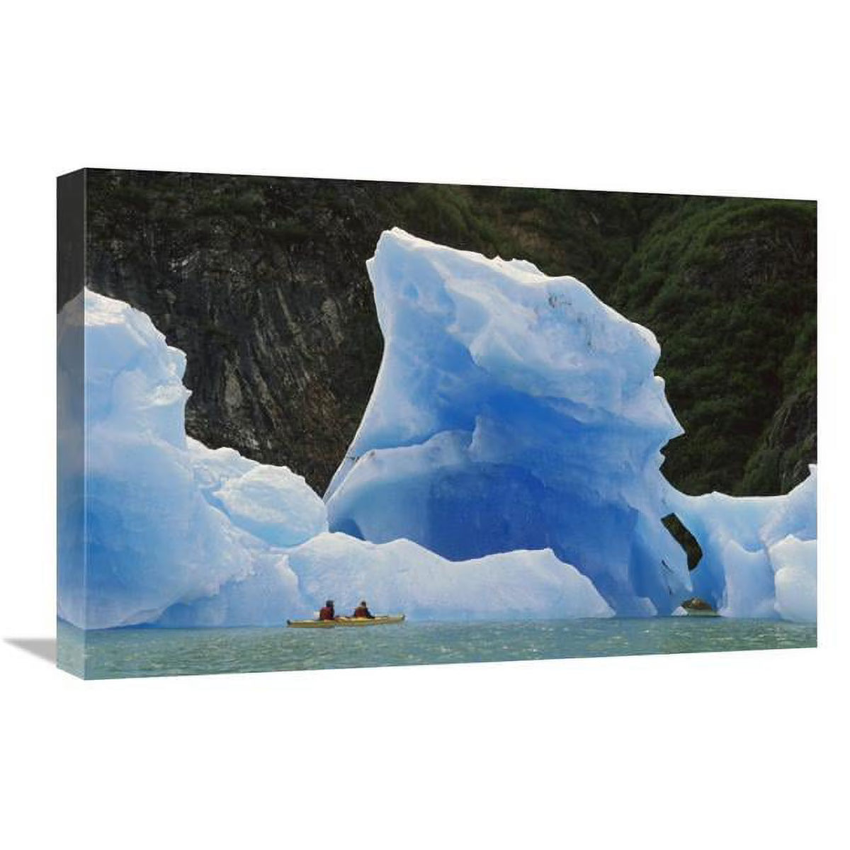 Sea Kayaking with Icebergs Art Print Y492775