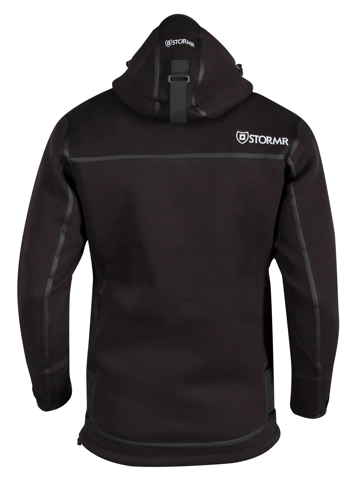 Black Neoprene Waterproof Surf Top S8136