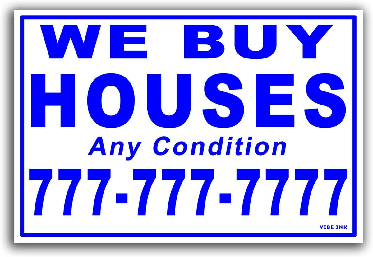 100 Red 12"x18" Yard Signs Pack of 2 S343905