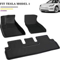 Black Rubber Cargo Liners Set of 3 Mats C355