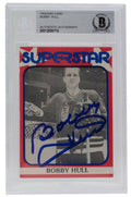 Signed 1982 Superstar 75 Hockey Card S53132