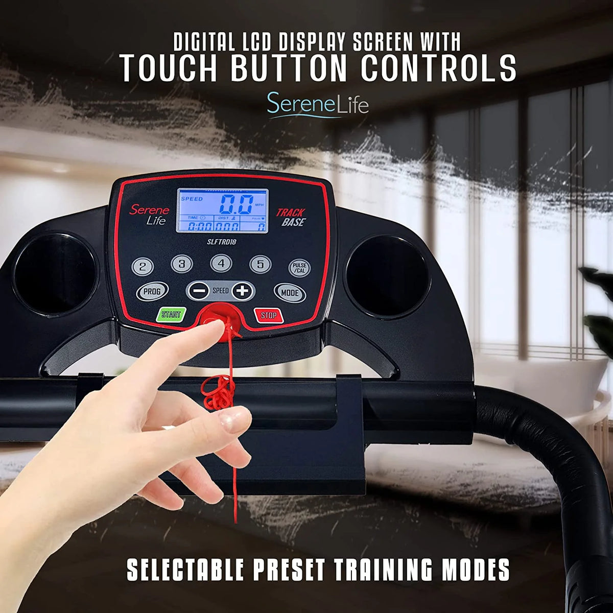 Foldable Treadmill with LCD C764