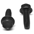 #8-32 x 1/2 Coarse Thread Thread Cutting Screw Hex Washer Head Type 23 Low Carbon Steel Black Oxide U20825