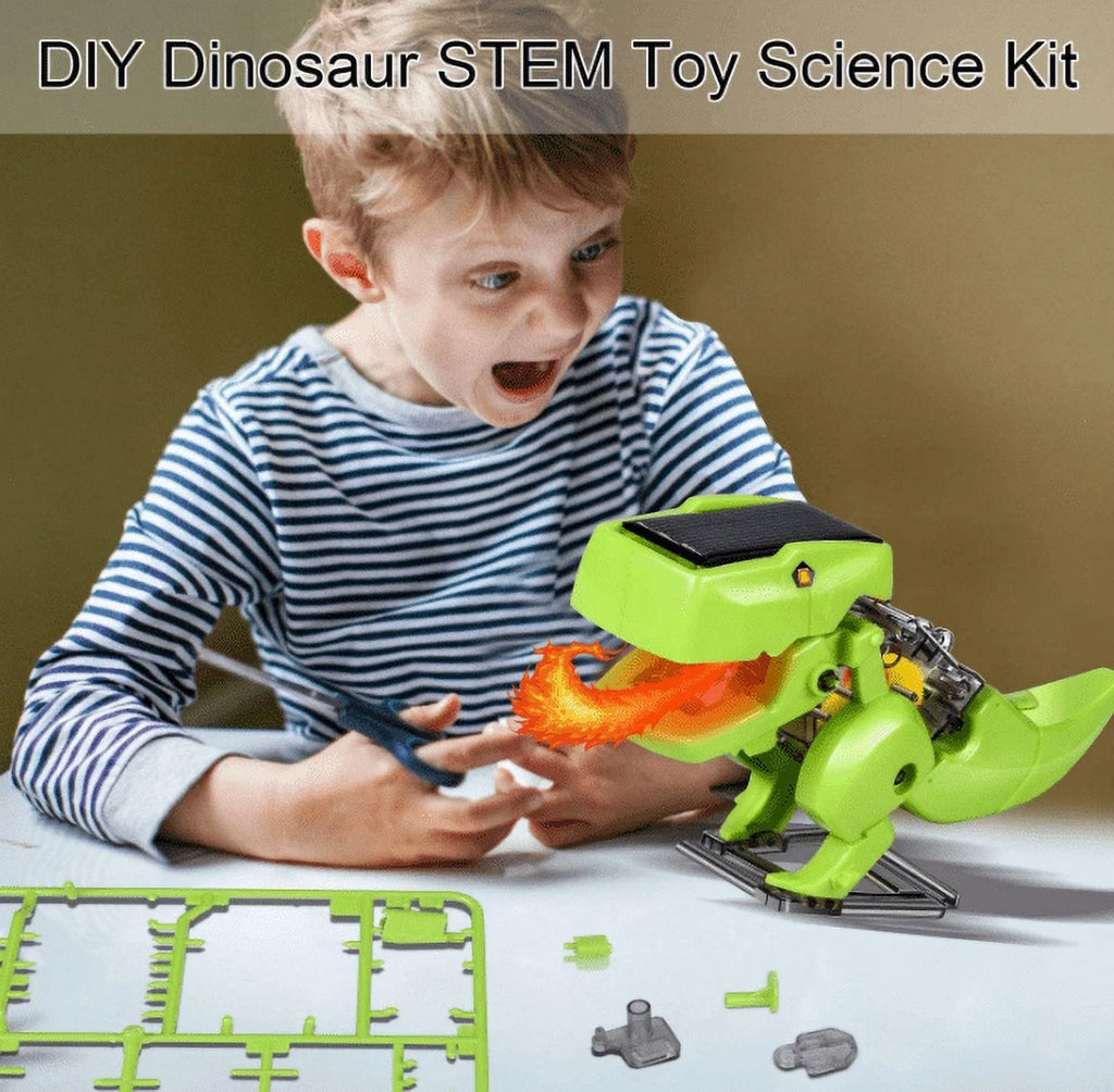 STEM Robot Building Kit 3 in 1 Solar Dinosaur Desk Robot with Manual Instructions L75635