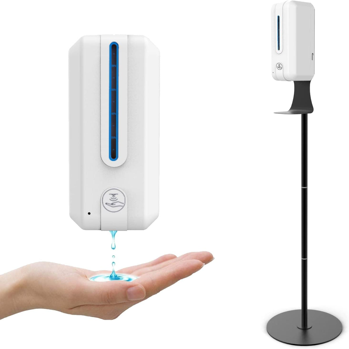 Touchless Automatic Hand Sanitizer Dispenser with Stand, 1500ml Refillable Inner Bottle P27081