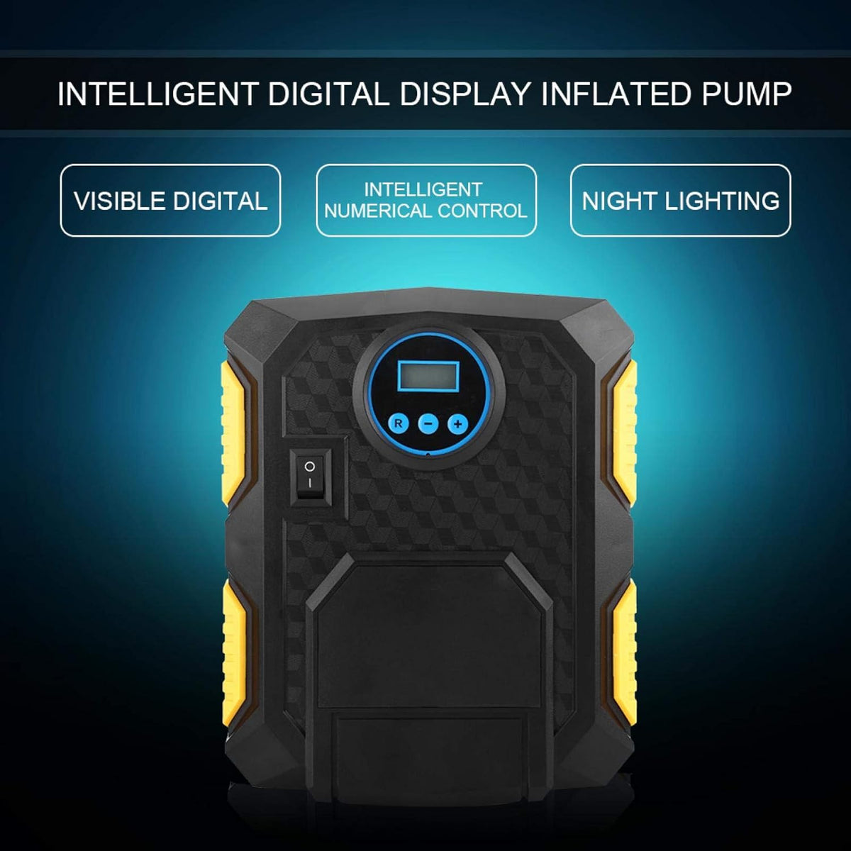 DC 12V Digital Portable Car Tire Inflator Pump 150PSI, Pack of 2 U726022