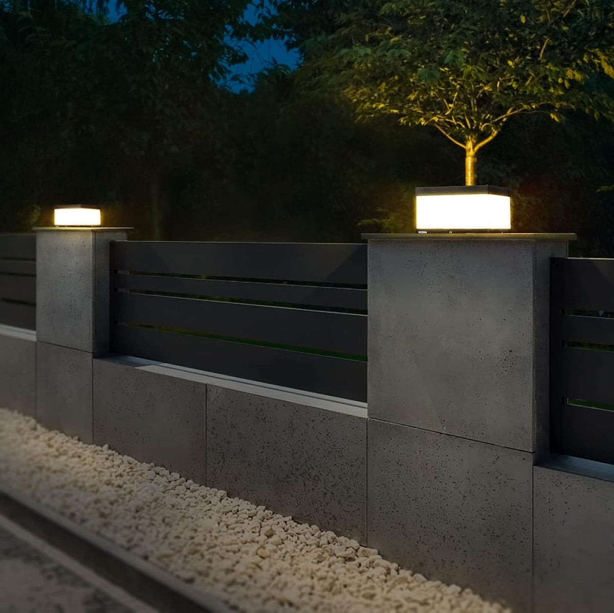Outdoor Solar Post Cap Light with Waterproof IP54 J4586