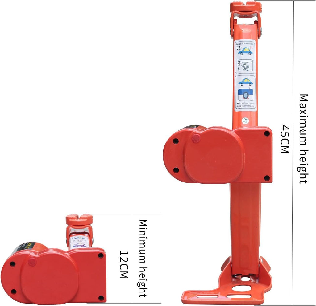Electric Car Floor Jack 5 Ton 12V Scissor Lift Jack Set with Remote Q570