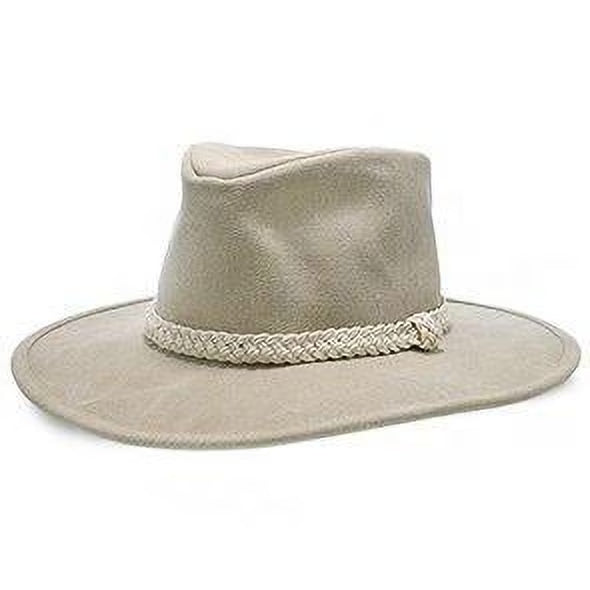 Tan Canvas Fabric Outback Hat T531