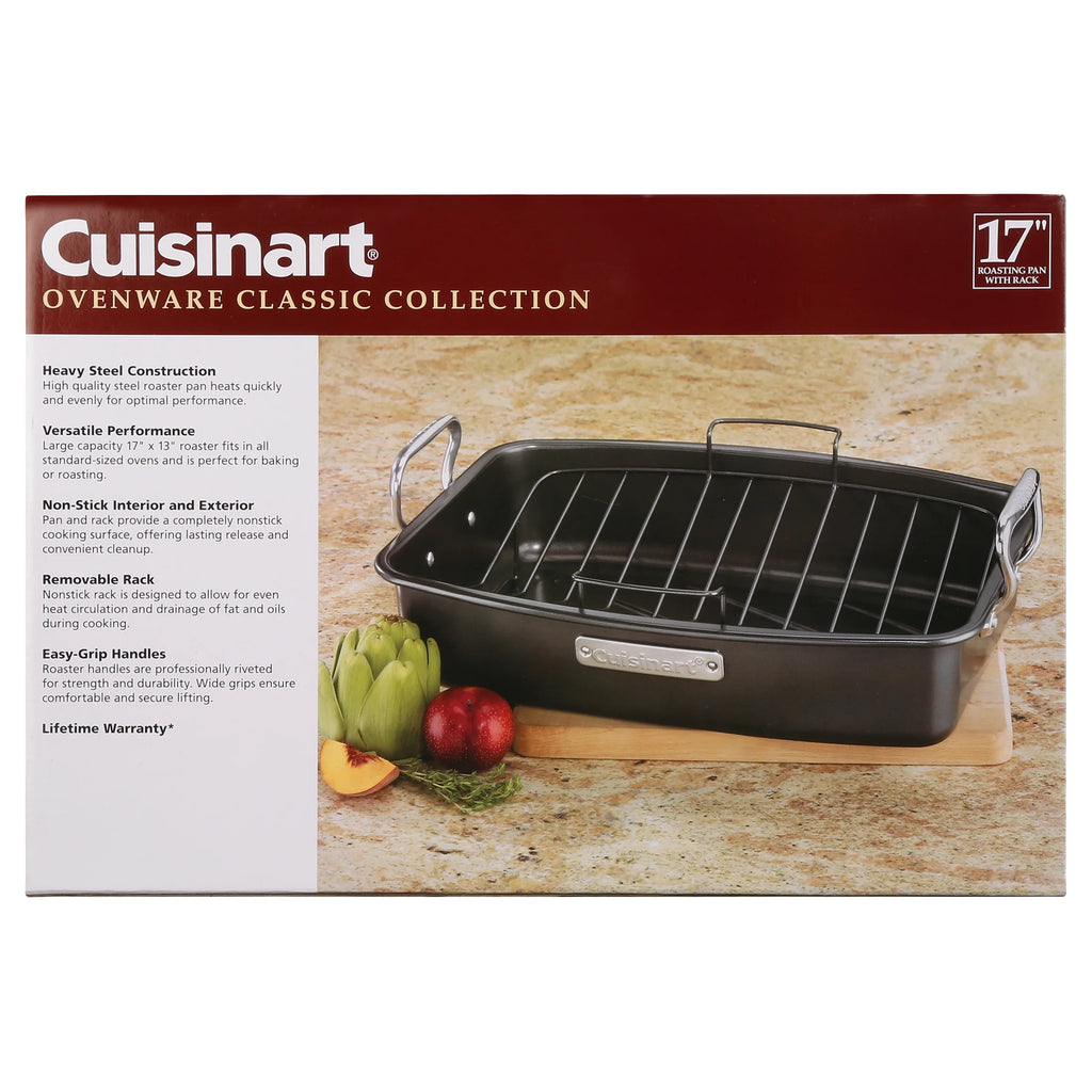 17" x 13" Non-Stick Roaster Pan with V-Rack P92072