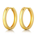 18k Gold Plated Small Hoop Earrings Stainless Steel J69520