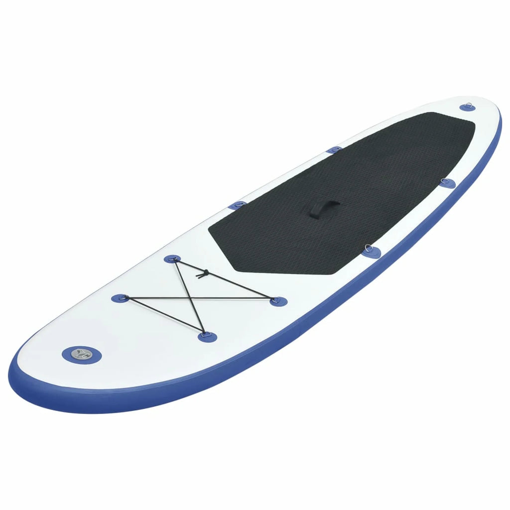 Inflatable Paddle Board Surfboard Blue and White Q43667