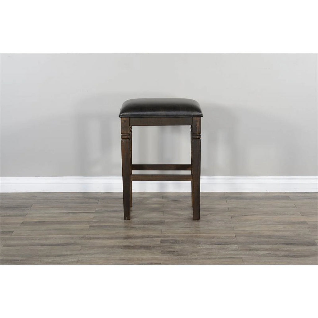 Tobacco Leaf Wood Stool K65482