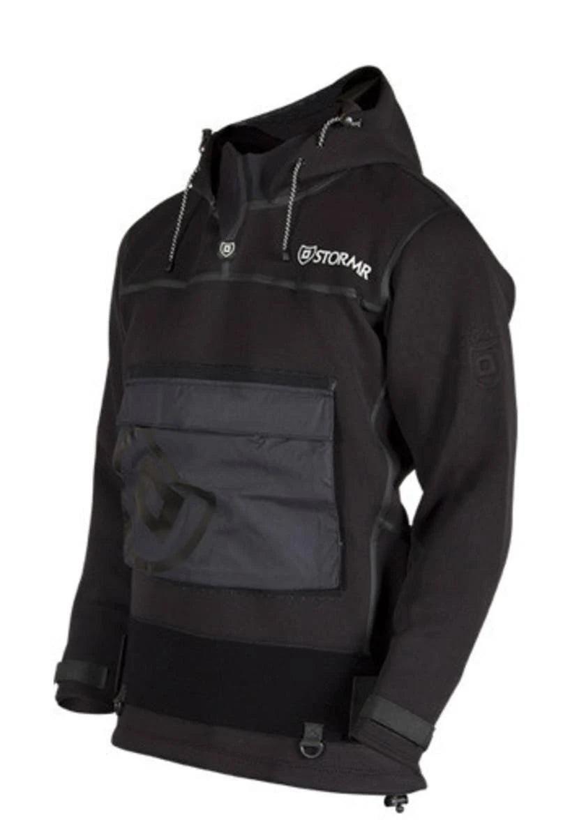 Black Neoprene Waterproof Surf Top S8136