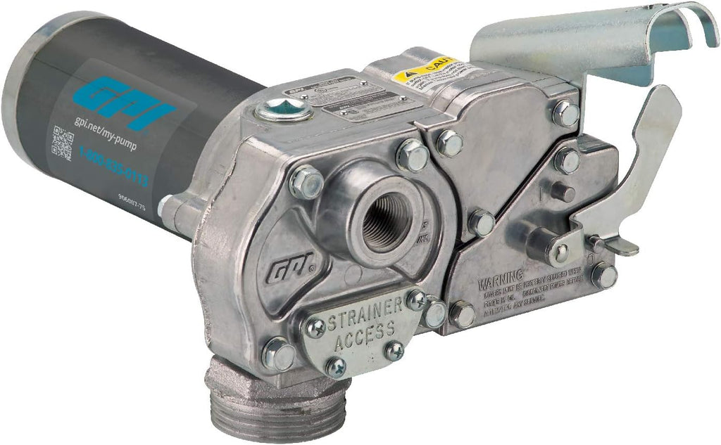 Fuel Transfer Pump with Automatic Shut-Off Nozzle, 15 GPM, 12' Hose W59740
