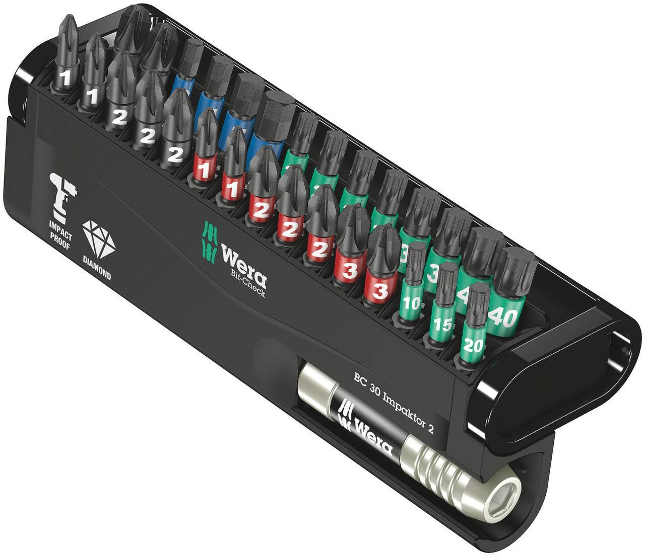 Bit-Check 30 Impaktor 2 Bit Assortment F528259