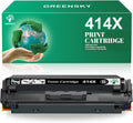 Compatible Toner Cartridge for HP 414X W2020X 414A W2020A, 1 Black, Pack of 2 H174
