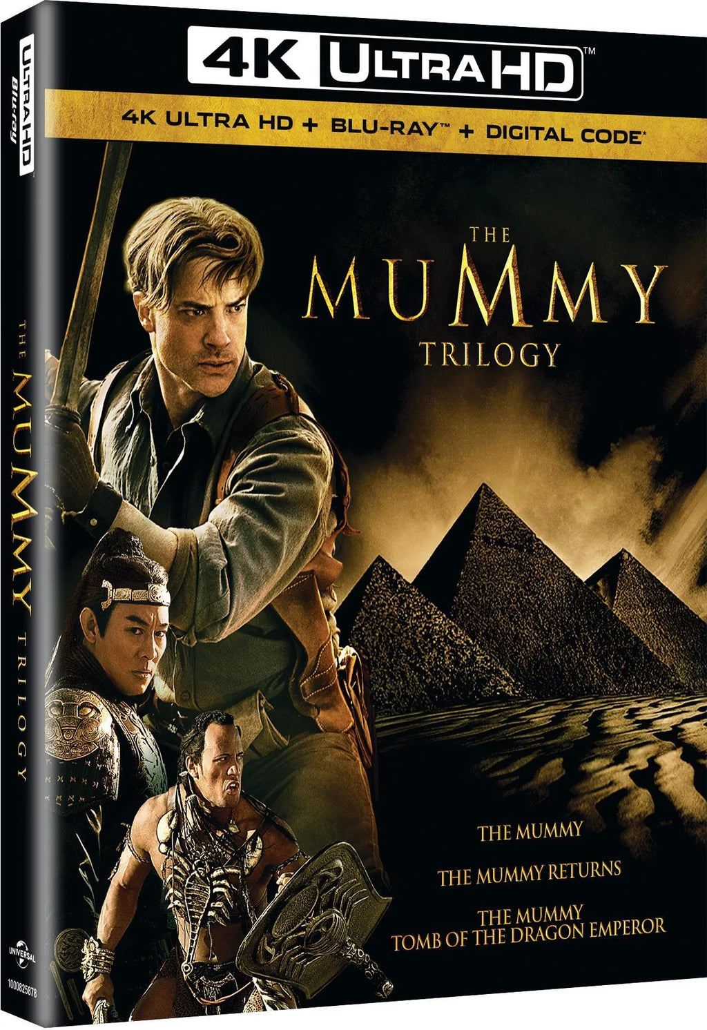 The Mummy Trilogy 4K Ultra HD + Blu-ray + Digital Copy U65101
