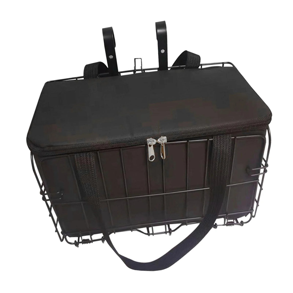 Foldable Bike Shopping Basket Hanging Basket Small Pet Carrier Y643