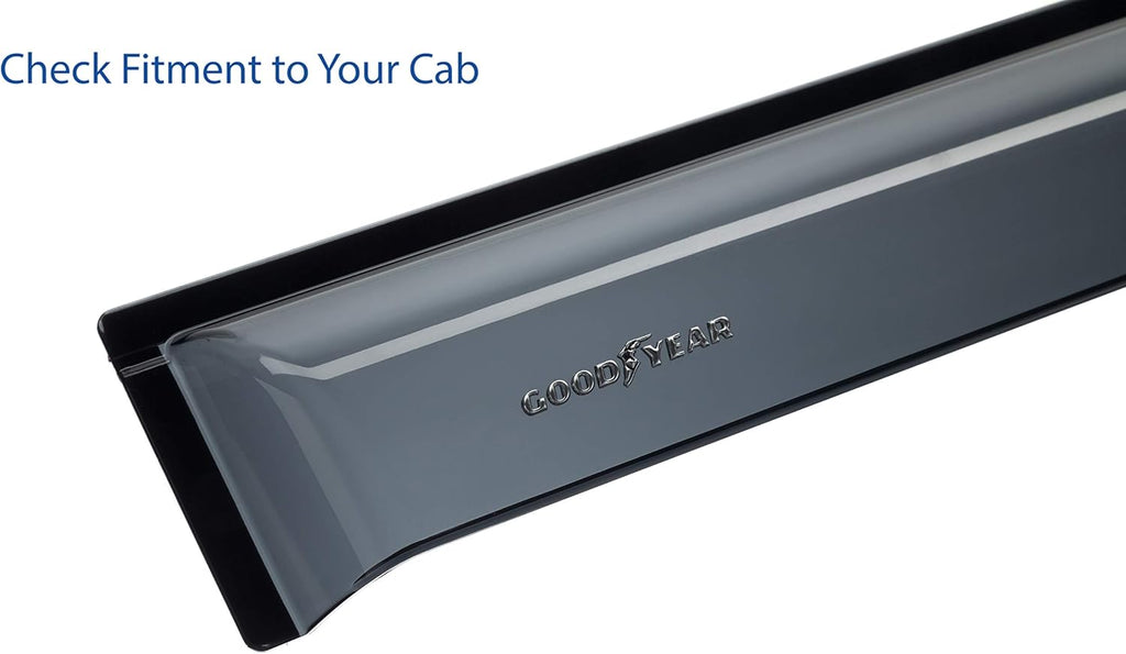 Shatterproof Tape-on Window Deflectors 4pcs H84982