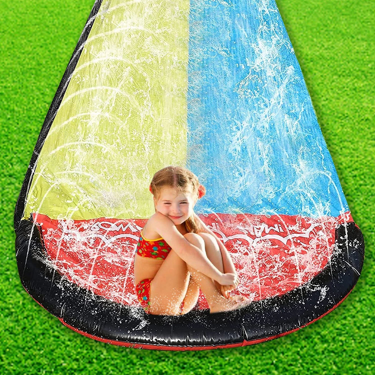 15.5ft Racing Slide Splash Sprinkler G185351