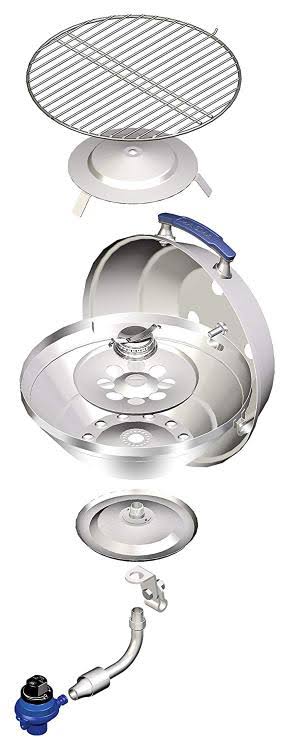 Magma Marine Kettle 17 Party Size Gas Grill w/Hinged Lid C781