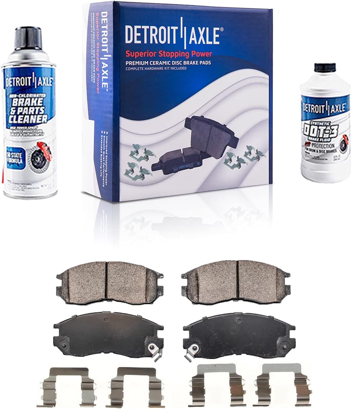 Front Disc Brake Rotors and Brake Pads for Town & Country Voyager Dodge Grand Caravan D185334