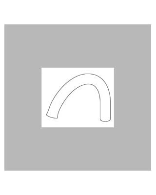 Chrome Kitchen Spout Assembly U58091