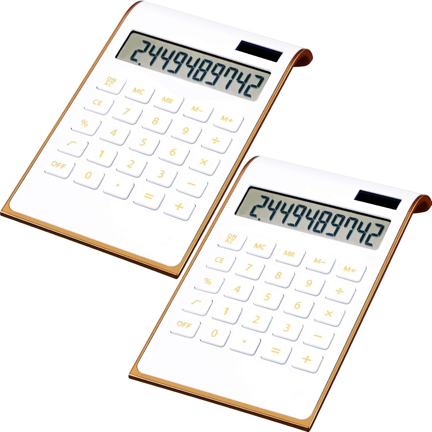 10 Digits Dual Powered Desktop Calculator T8219