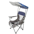 Navy Gray Canopy Folding Chair P67390