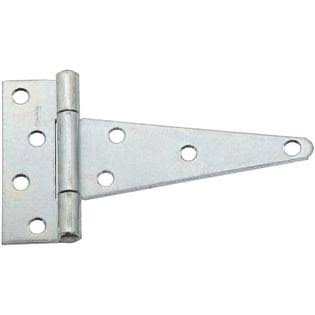 6 in. Zinc-Plated Steel Heavy-Duty Tee Hinge (2-Pack) R68263