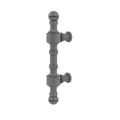 Matte Gray 3 inch Beaded Cabinet Pull R52663