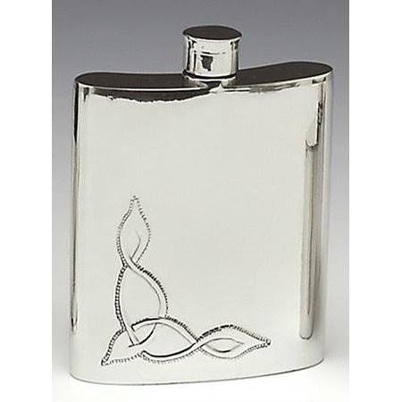 Pewter Pocket Hip Whiskey Flask (6 oz) R89976