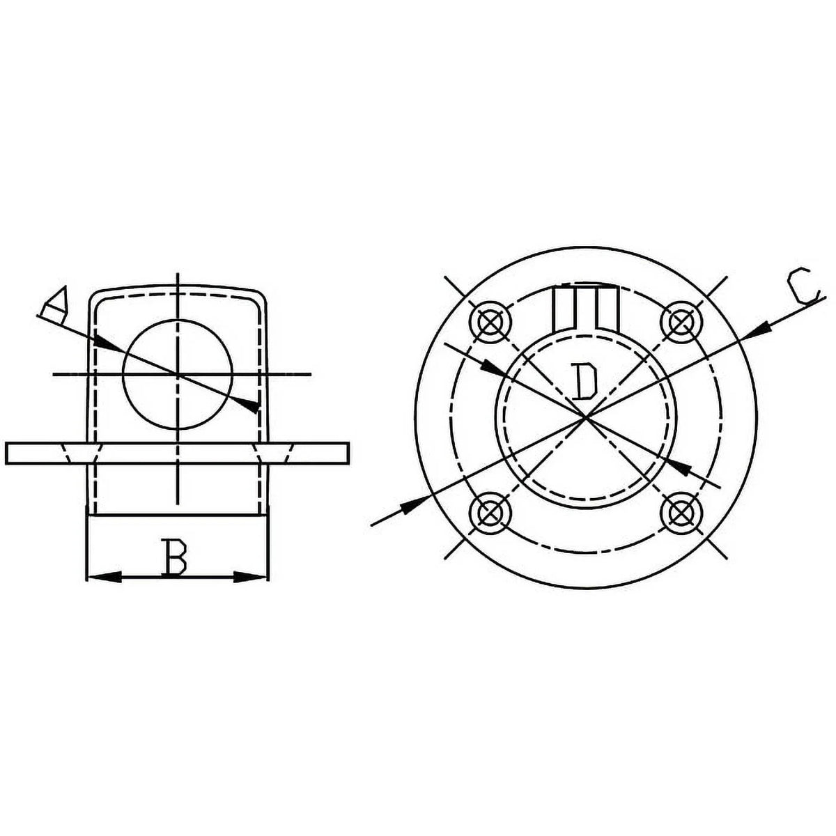 Stainless Steel Hinged Round Deck Pipe D170847