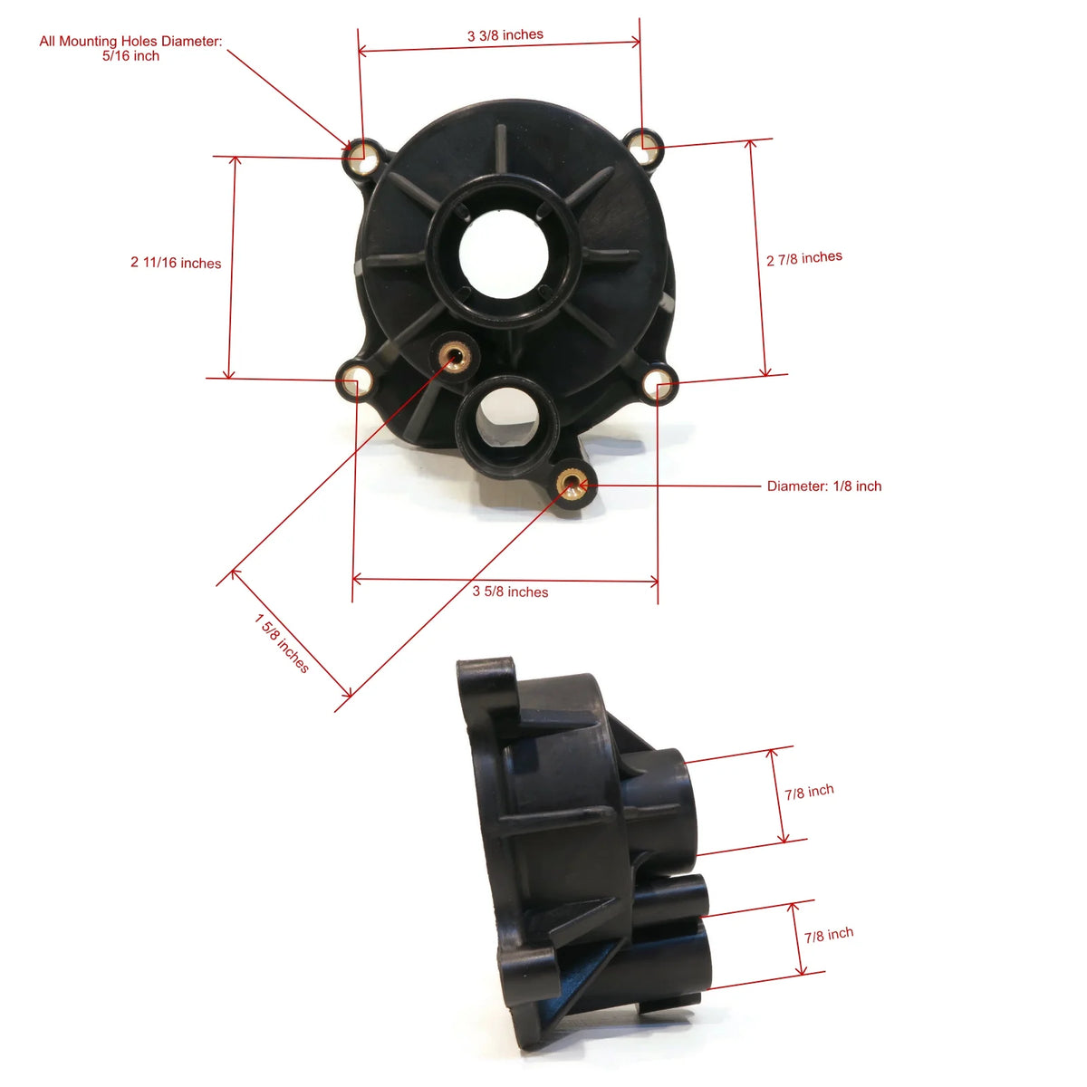 Water Pump Impeller Kit For 2009 Evinrude 150 HP Outboard O801