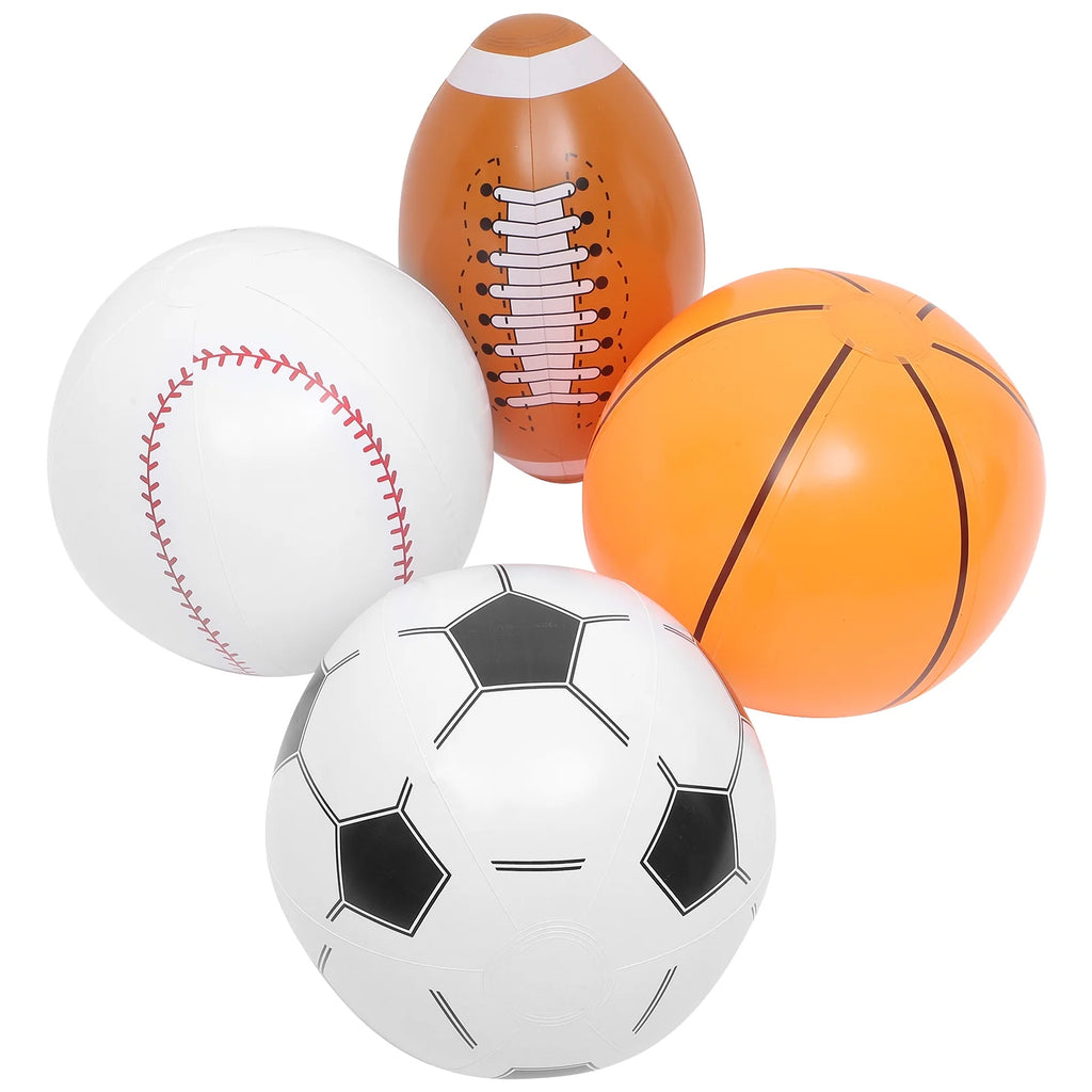 Inflatable Beach Ball Set of 4 D206