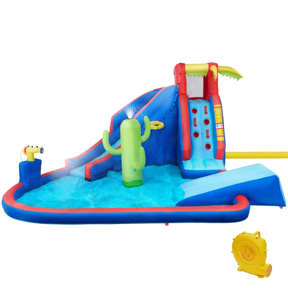 Blue Inflatable Water Slide with Blower K508525