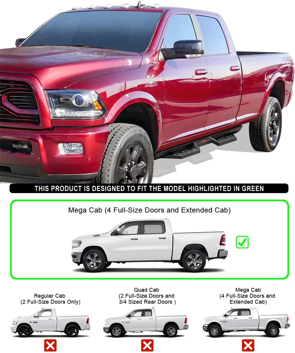Steel Construction Drop Down Style Running Boards O830