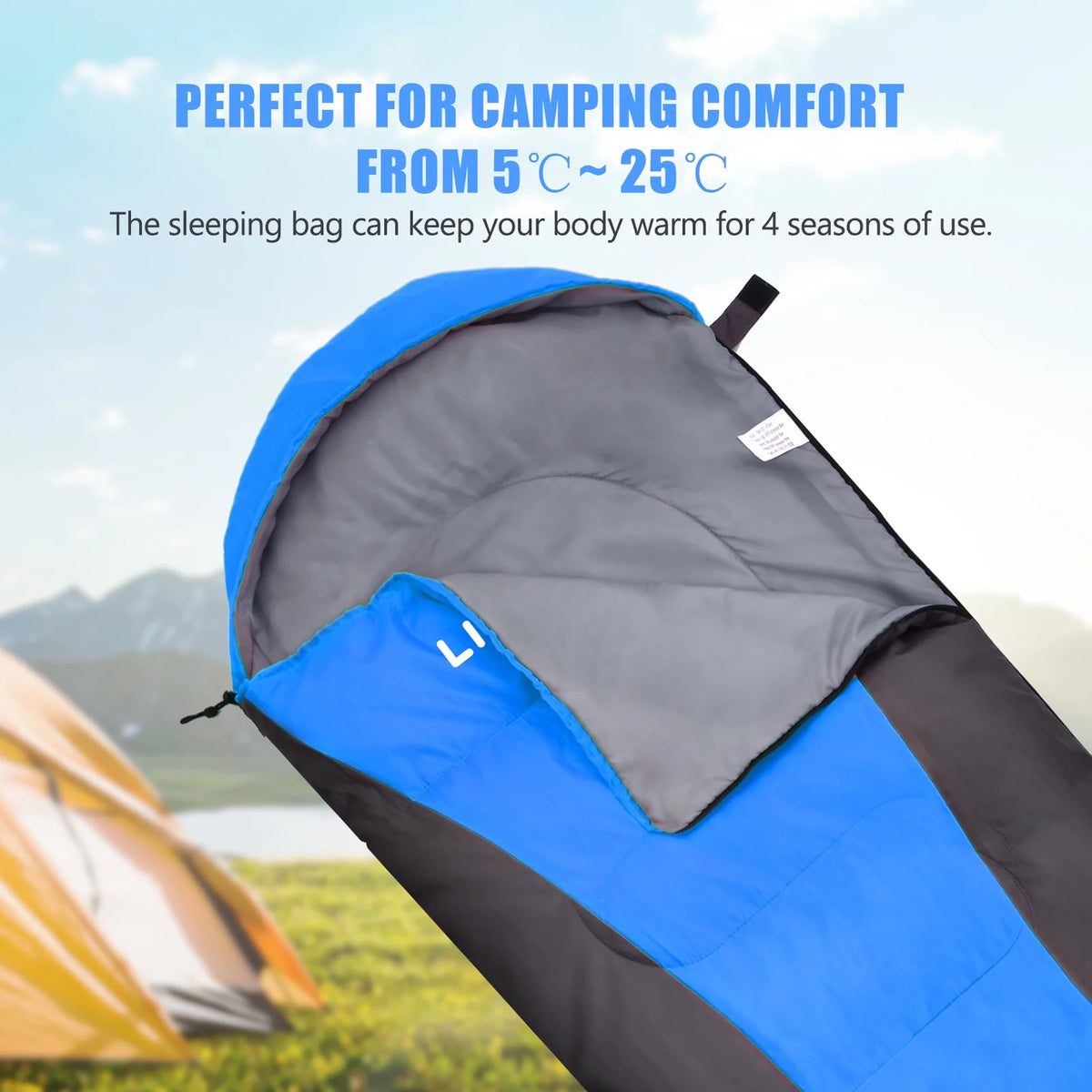 4-Season Waterproof Camping Bag with Storage Bag V1209
