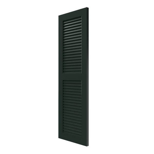 12x22W x 60x22H Exterior Composite Louvered Shutters D236532
