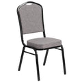 Gray Fabric Stack Chair F15468