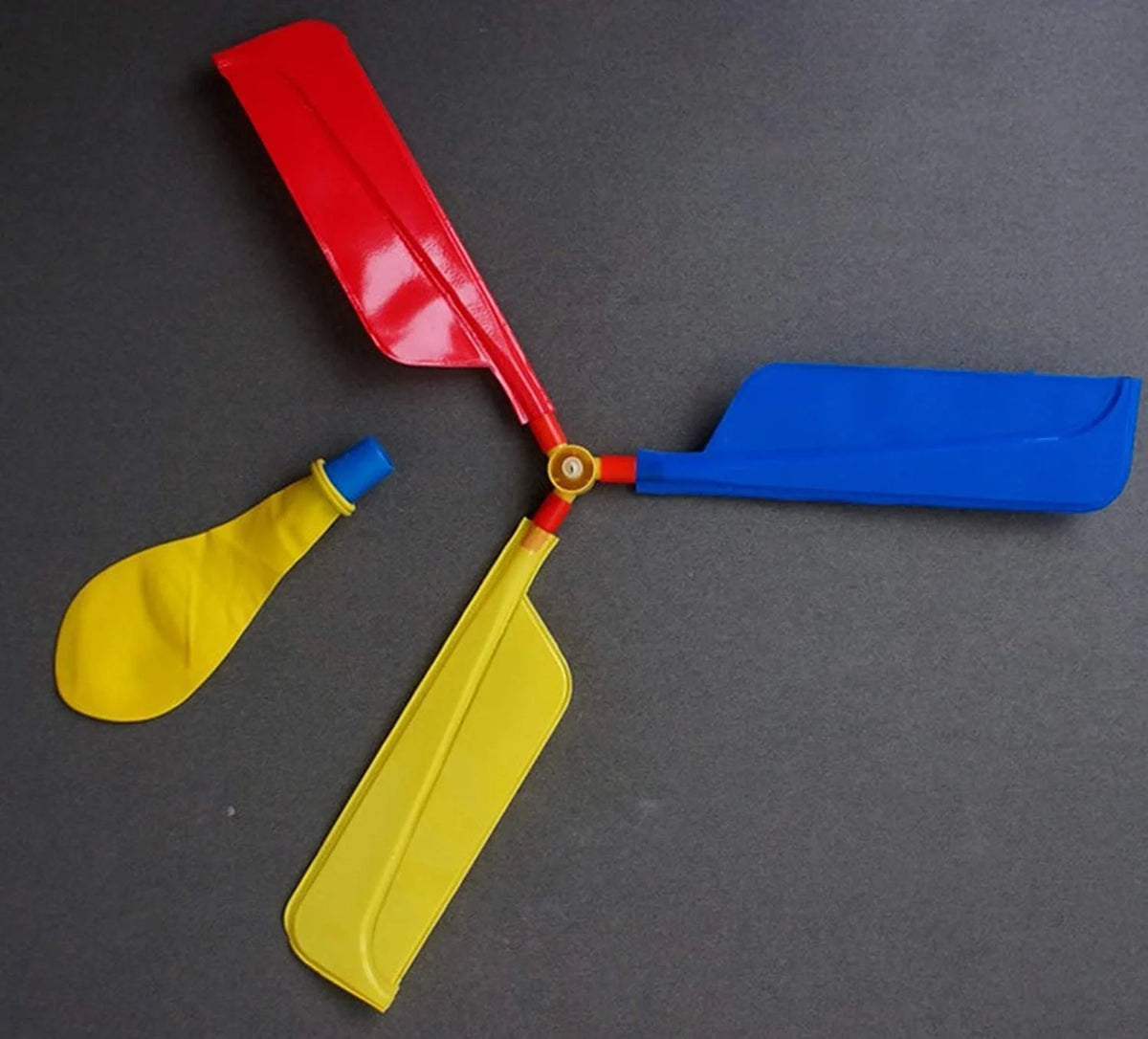 12 Pack Kids Toy Latex Balloon Helicopter Outdoor Sport Flying Toys L9127