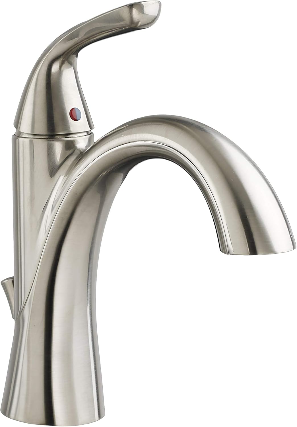Polished Chrome Single Control Bathroom Faucet with Pop-up Drain S885889