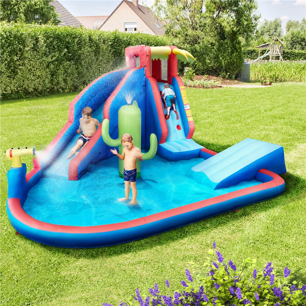 Blue Inflatable Water Slide with Blower K508525
