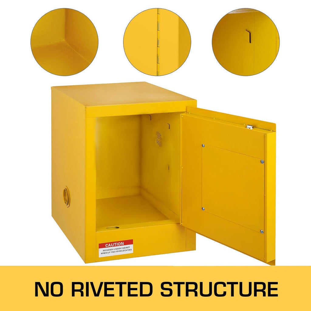 Galvanized Steel Flammable Storage Cabinet with Adjustable Shelf N77710