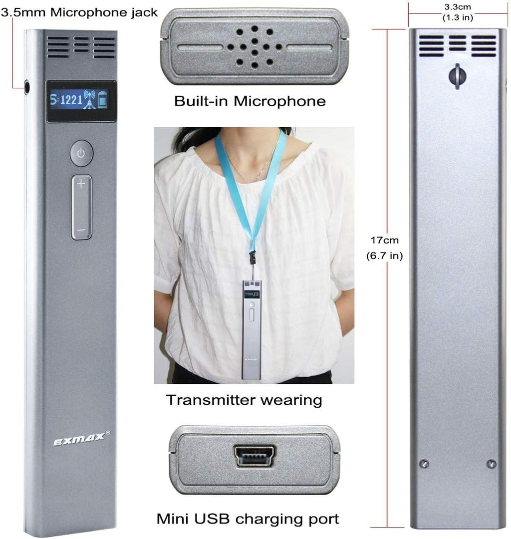 2.4Ghz Wireless Tour Guide System with 14 Receivers I46461