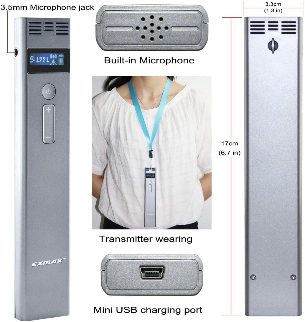 2.4Ghz Wireless Tour Guide System with 14 Receivers I46461